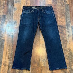 AG Adriano Goldschmied Men's Indigo Straight Jeans 34x30 (3950)